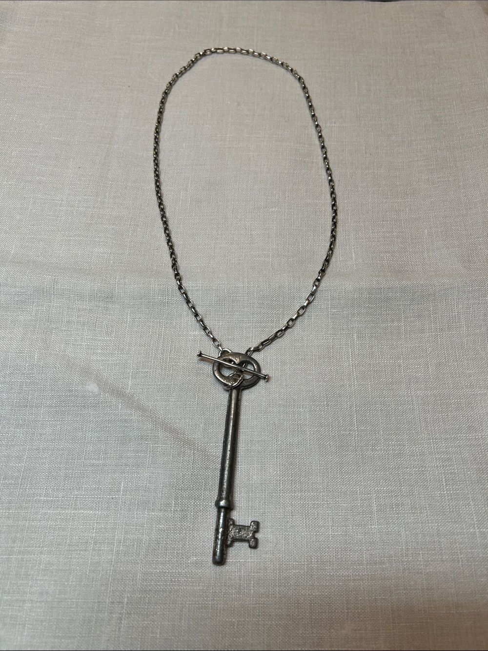 Jessi Taylor Silver Key Pendant Necklace - Women Jewelry